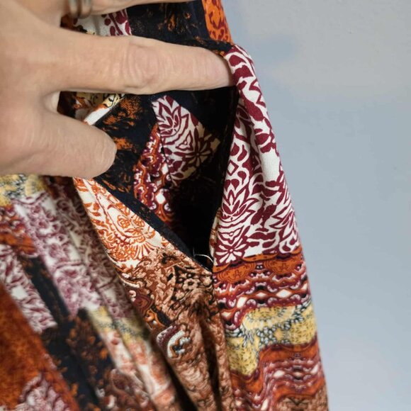 EUC DB Moon Beautiful Fall Short Sleeve Dress with pockets - Picture 3 of 5